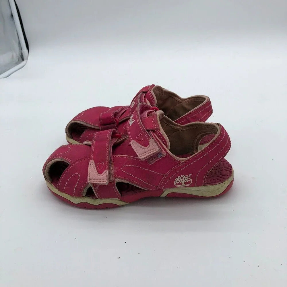 Timberland Adventure Seekers Sandals Girls Size 13 Pink Casual Outdoor